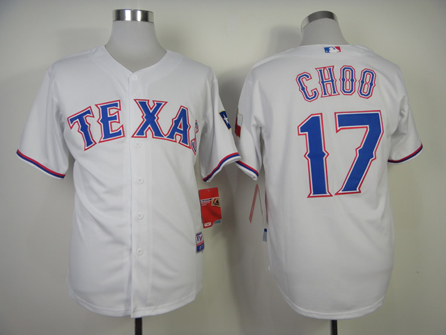 Men Texas Rangers #17 Cruz White MLB Jerseys